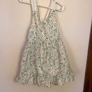 Floral Bella Bliss ribbon cross back dress